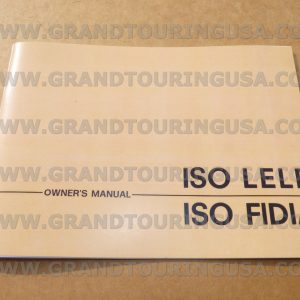 Owner's manual, Isorivolta Lele