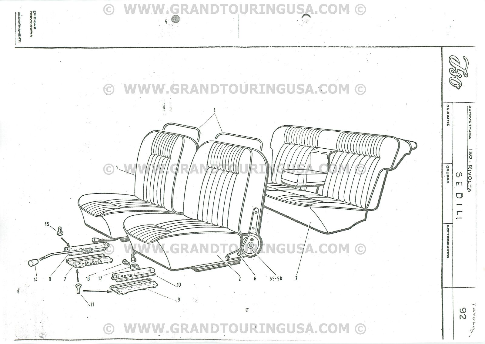 Tavola 92 - GT seats